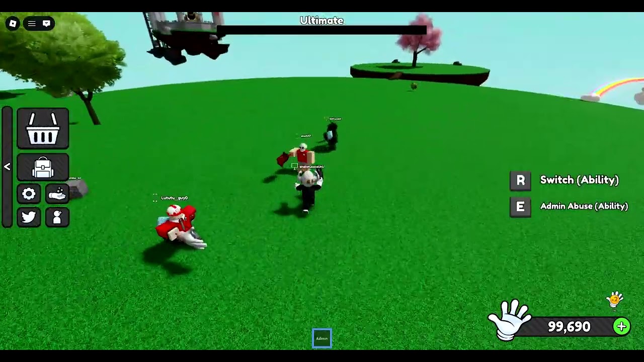 mes gameplay slap battles partie 1