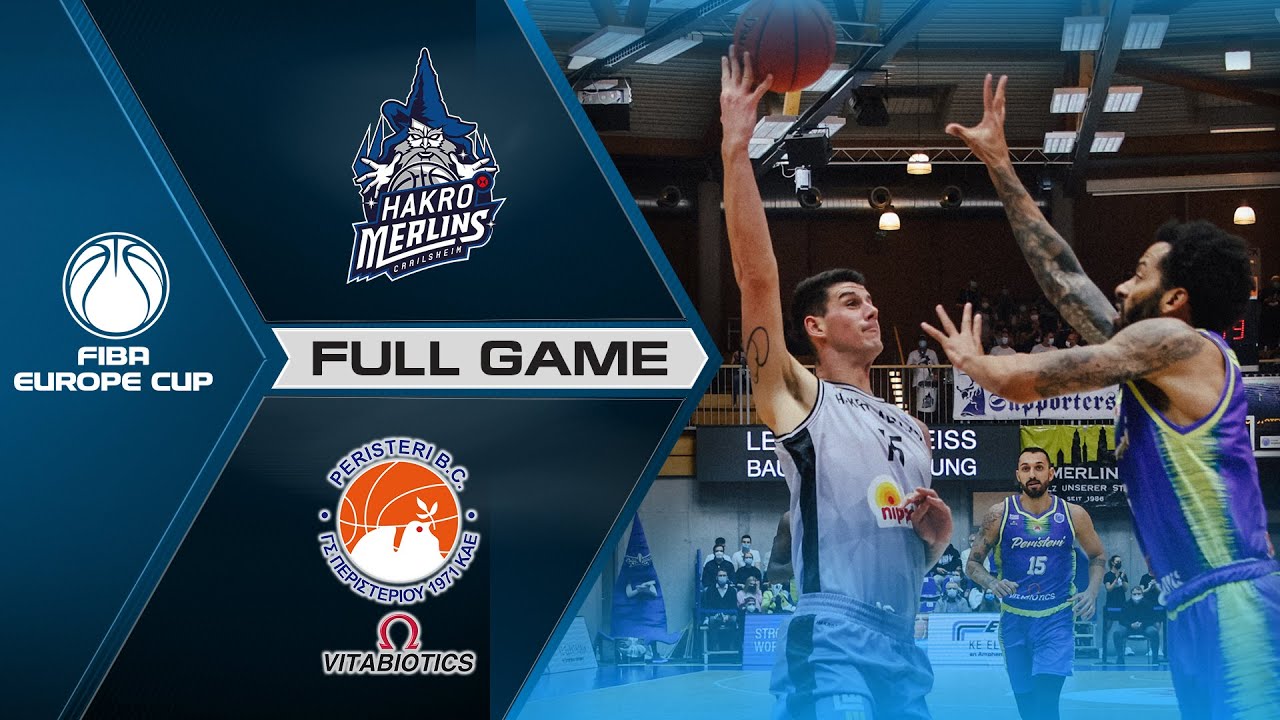 HAKRO Merlins Crailsheim v Peristeri Vitabiotics | Full Game - FIBA Europe Cup 2021-22