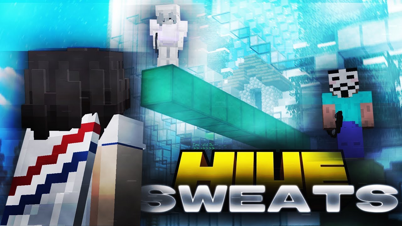 Fighting SWEATY PARTIES and ALTS in Hive Bedwars!