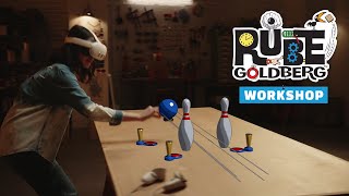 Rube Goldberg Workshop | Mixed Reality Trailer | Available Now on Meta Quest 3, 2 & Pro