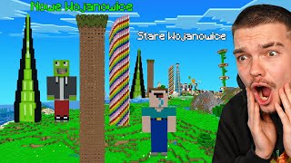 BUDUJEMY NOWE WOJANOWICE z HACKERKĄ w Minecraft!