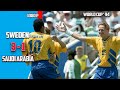 Sweden vs saudi arabia 3  1 round of 16 full highlight world cup 94