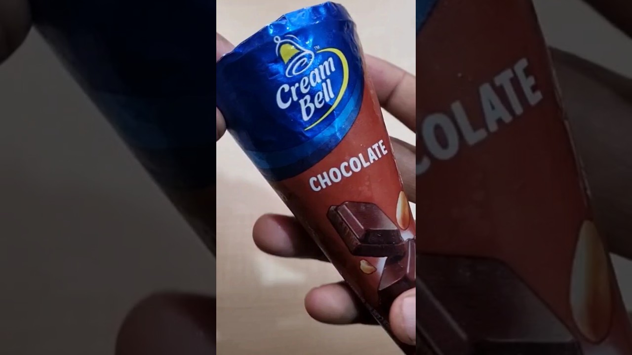 Cream Bell Nutty Chocolate Ice Cream Cone🍦 RK Corporation Cream Bell