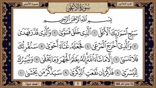 سورة الأعلى للشيخ حسن صالح