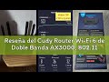 Reseña del Cudy Router Wi-Fi 6 de Doble Banda AX3000, 802.11ax, 160 MHz, MU-MIMO, OFDMA, WireGuard,