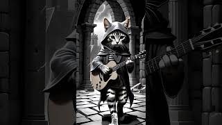 4k Epic Cat Guitar Solo! 😸🎸 #shorts #catlovers #guitar