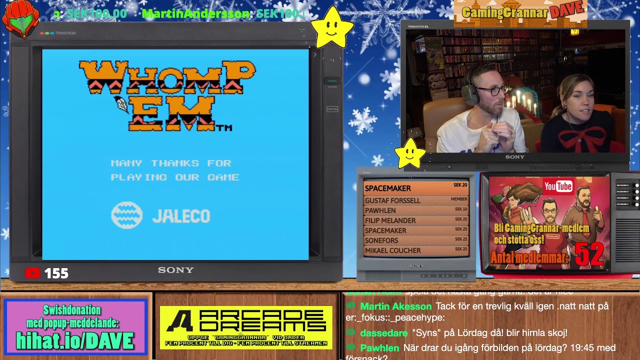 GamingGrannar Livestream: DAVE & EKKen spelar Retro! HYPE Uppesittarkväll på lördag 20:00-00:00!