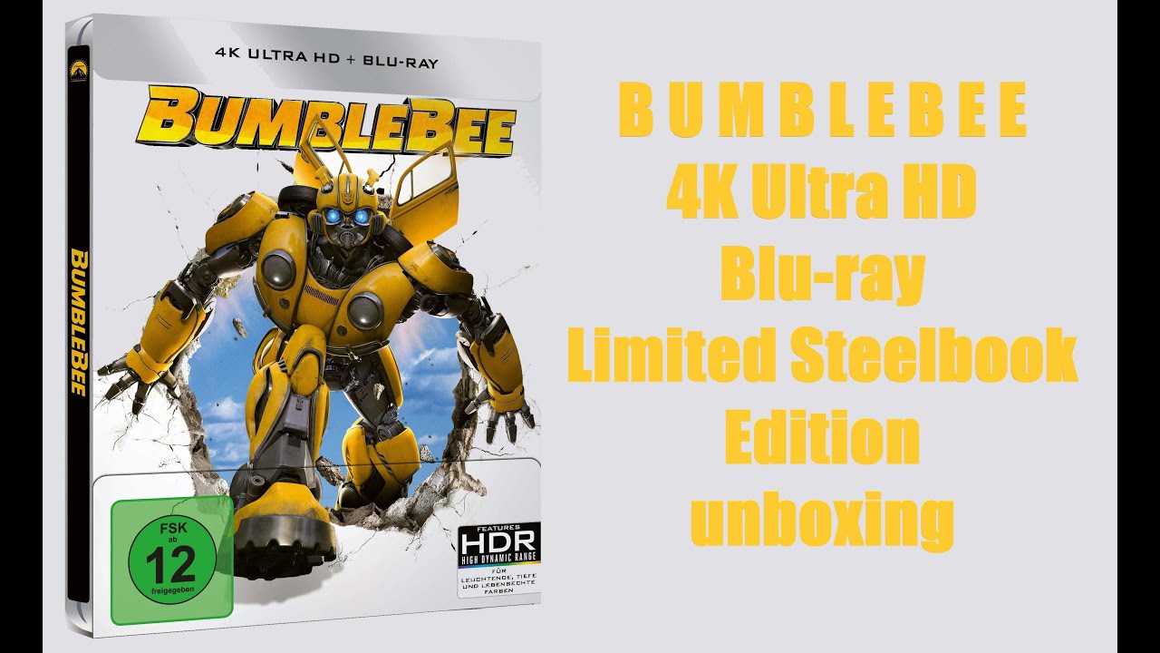 BUMBLEBEE 4K Ultra HD Blu-ray Limited Steelbook Edition unboxing