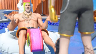 Fortnite Roleplay BRUTUS GOES ON VACATION! (NEW BEACH BRUTUS!) (A Fortnite Short Film) {PS5}