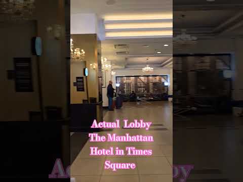 The Manhattan Hotell In Times Square Lobby Area Travel 2024 Explora Music Cruceros 