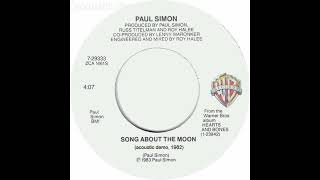 PAUL SIMON - &quot;Song About The Moon&quot; [acoustic demo, 1982]