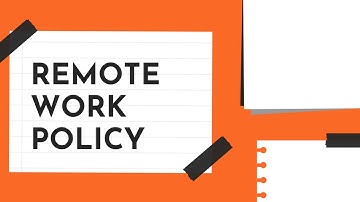 Remote Work Policy Video Template (Editable)