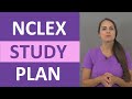 Nclex study plan schedule guide strategies  tips to pass nclex first try