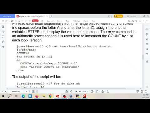 Linux Redhat lab: Shell script: Print Alphabets Using for Loop