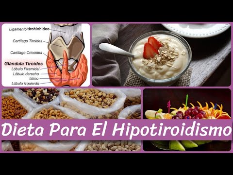 Dieta para hipotiroidismo y bajar de peso