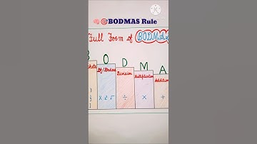 BODMAS Rule🔥 #shorts #viralshort #maths #trending #short