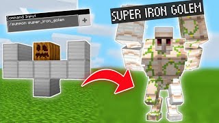 How to summon super iron golem 2021