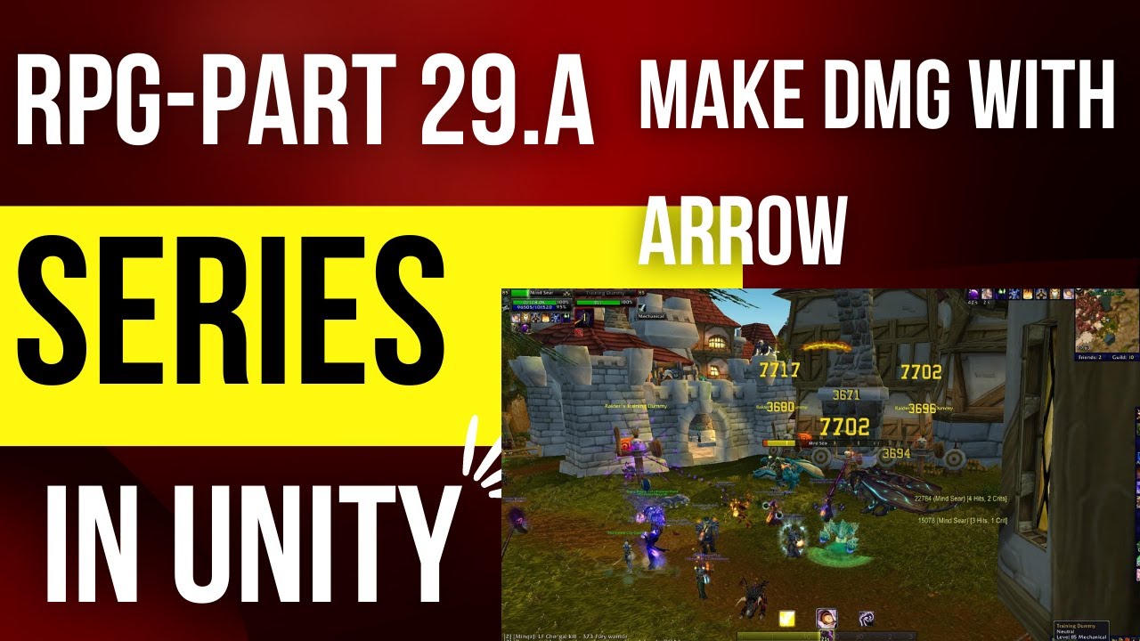 Unity Multiplayer RPG series part 29.A - Make ranged damage - YouTube