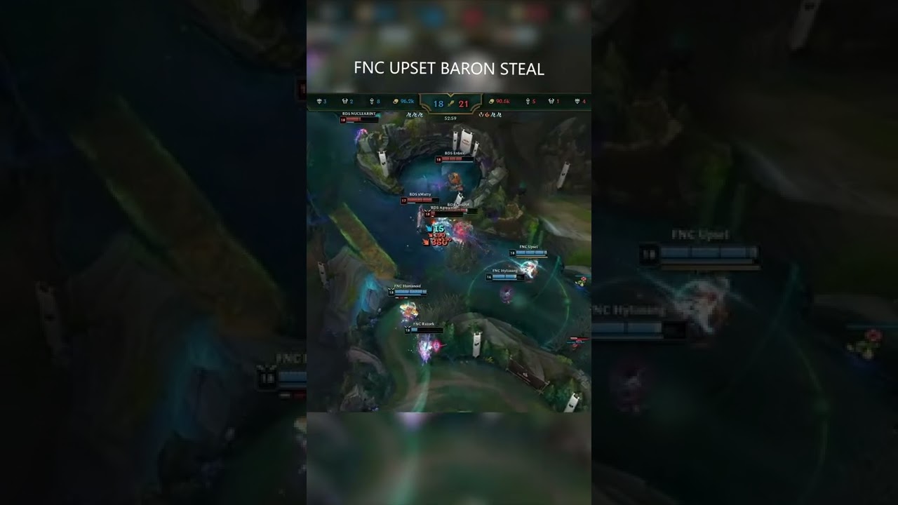 FNC UPSET BARON STEAL WITH ZERI (LEC)