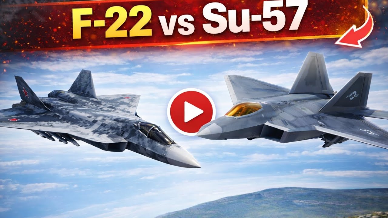 F-22 Raptor vs Su- 57 3D Comparison 2026