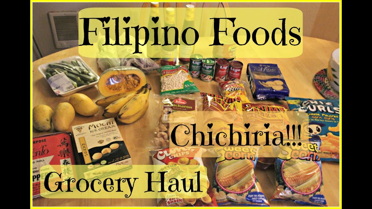 Filipino Food Grocery Haul TAGALOG TheCramers 50 YouTube