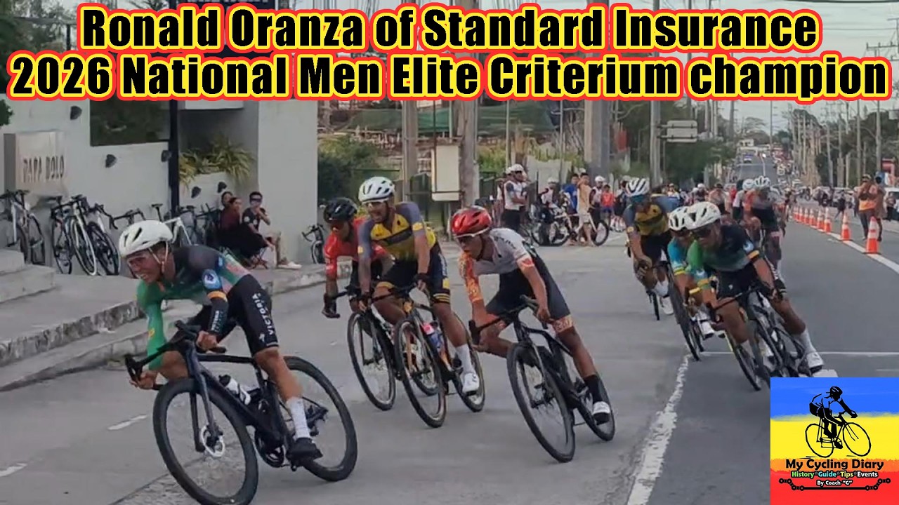 Ronald Oranza champion sa 2026 National Men Elite Criterium | My Cycling Diary