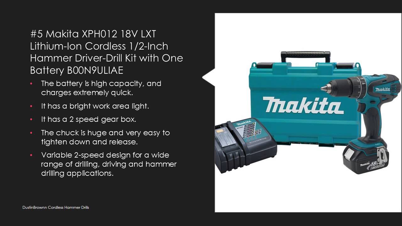 Top 10 Best Cordless Hammer Drills Reviews YouTube