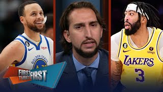 Lakers, Warriors sit atop Nick's Western Conference final playoff spot picks | FIRST THINGS FIRST