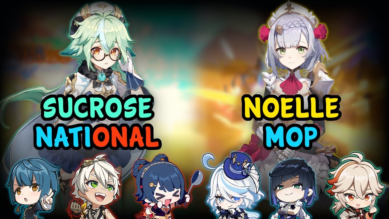 Abyss 4.5 (F2P) SUCROSE NATIONAL | NOELLE MOP (Genshin Impact)