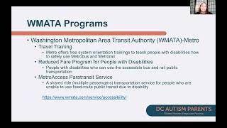 WMATA (Metro) Programs