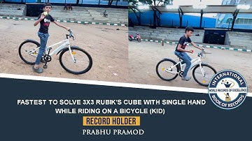 FASTEST TO SOLVE 3X3 RUBIK