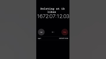 Deleting at 1k likes #timer #trending #funny