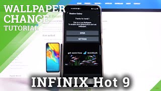 How to Download and Apply Galaxy Wallpaper in Infinix Hot 9 – Magic Fluids screenshot 5