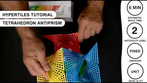 HyperTiles Guided Tutorial - How To Make The Tetrahedron Antiprism Level 2