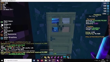 JartexNetwork Factions - ImCarter  Hitting Through doors Bug Abusing