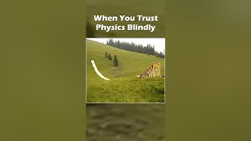 When You Trust Physics Blindly 😱 | Concept of Projectile Motion #physics #science #esaral #funny