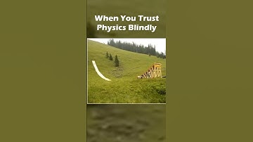 When You Trust Physics Blindly 😱 | Concept of Projectile Motion #physics #science #esaral #funny