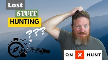 Using OnX Hunt App Tracking Feature to Find Lost stuff