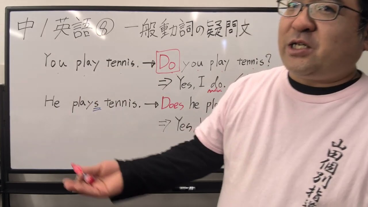 中1英語⑧　一般動詞の疑問文