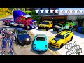 GTA 5 - Stealing TRANSFORMERS Movie Supercar&#39;s with Franklin! (Real Life Cars #181)