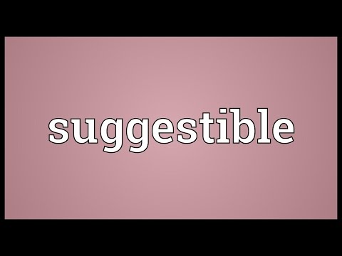 Header of suggestible