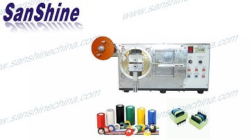 Tape taping machine for EI75 transformer 84S(SS-TP01)@windingmachineworld