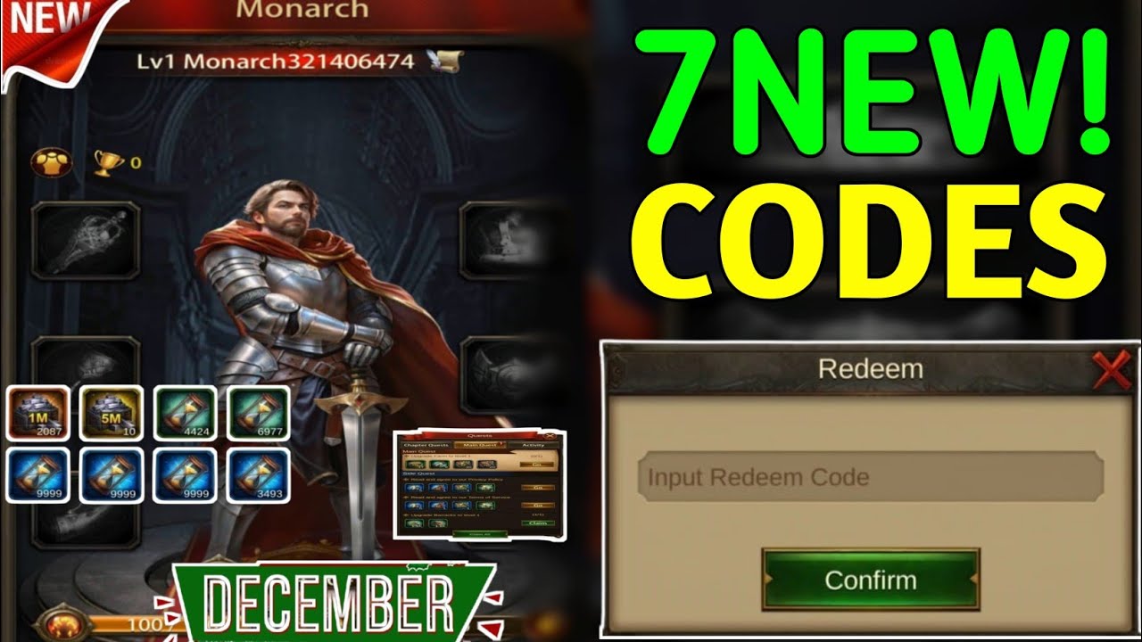 💥DECEMBER💥 EVONY THE KING'S RETURN CODES 2024 - EVONY THE KING'S RETURN REDEEM CODES - EVONY CODES