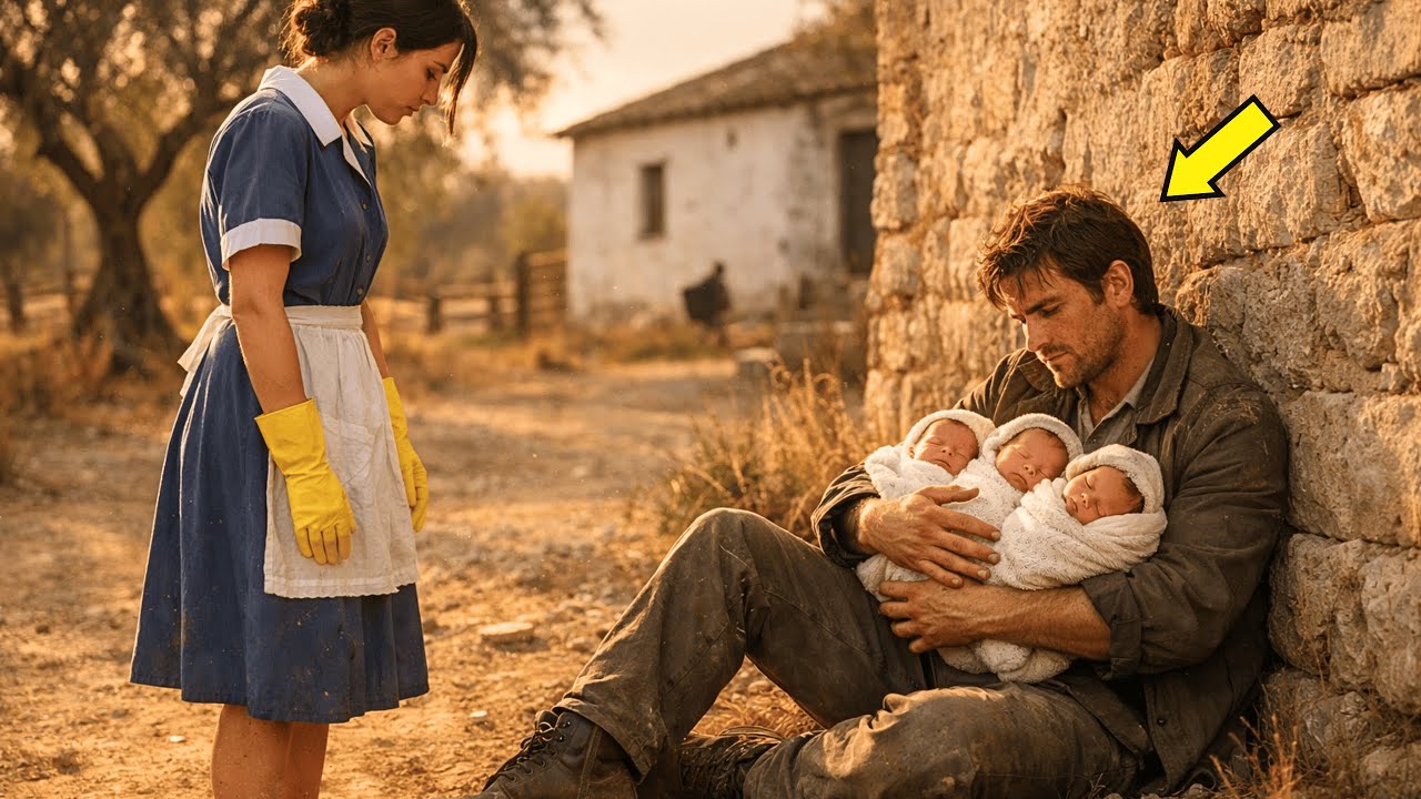 DADO POR MUERTO — TRILLIZOS DEL MILLONARIO ES SALVADO POR LA LIMPIADORA