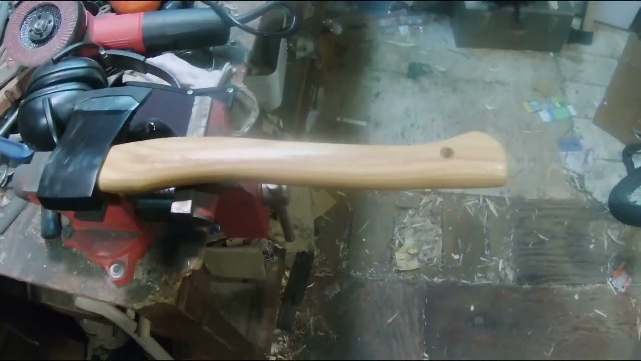 Eletorot 14.5-Inch Chopping Axe Hatchet: burning and sharpening