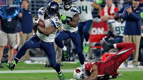 Marshawn Lynch's Does it Again! Beast Quake 2.0 | Seahawks vs. Cardinals | NFL Highlights