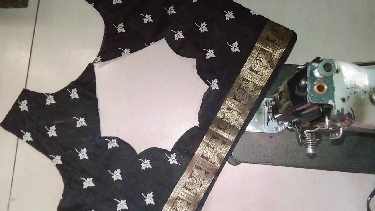 New model blouse backneck designs cutting and stitching|| thread piping boatneck blouse design ✂️🪡✂️