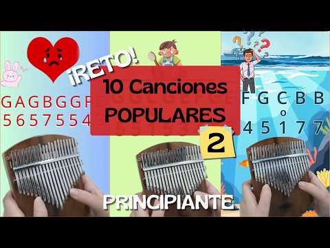 10 folk songs for beginners on kalimba (Part 2) - Migakki