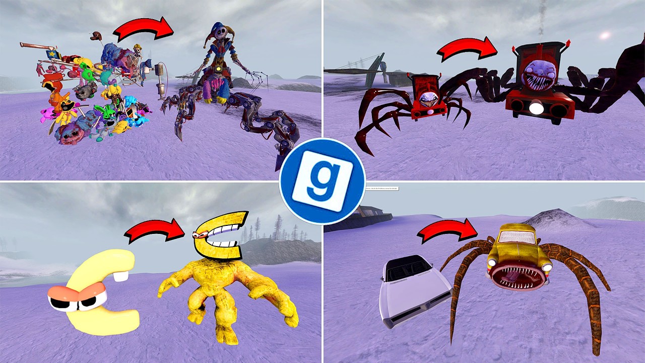 EVERYTHING OLD AND NEW TURN INTO MONSTERS : CAR, C BUILDER, CHOO CHOO CHARLES, PROTOTYPE CHAPTER 5