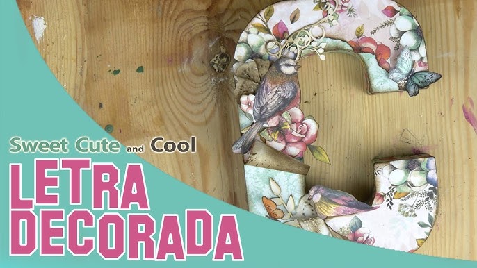 Cómo pintar letras de madera? - SILU Tienda Online - Nombres de